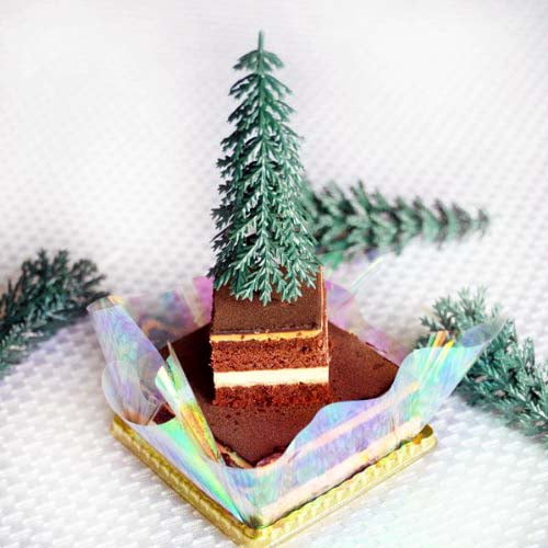 24-Pack Evergreen Trees for Cake and Cupcake Decorating